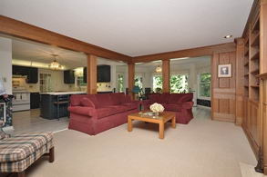 Family Room - Country homes for sale and luxury real estate including horse farms and property in the Caledon and King City areas near Toronto
